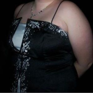 Black & White Prom Dress